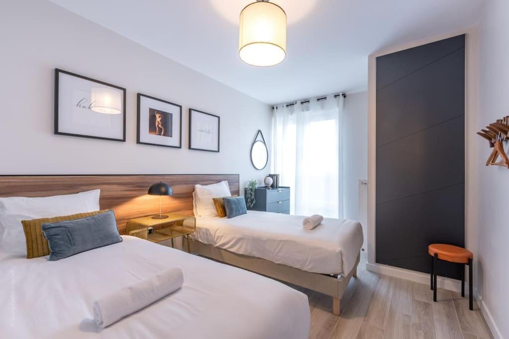 *New* Celeste Appart 6 Pax 5 Min Disney Serris Exterior foto
